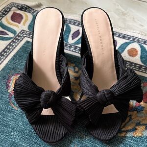 Loeffler Randall Penny Knotted Lamé Sandal